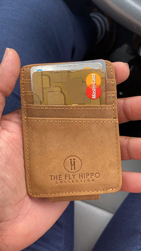 The Fly Hippo Leather Card Holder + Money Clip