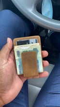 Load image into Gallery viewer, The Fly Hippo Leather Card Holder + Money Clip