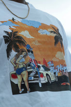 Load image into Gallery viewer, The Fly Hippo &#39;Vice City&#39; inspired White T-Shirt