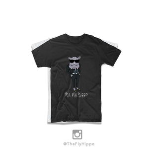 The Fly Hippo Black Signature T-Shirt