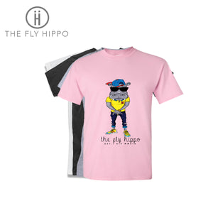 The Fly Hippo Pink Signature T-Shirt